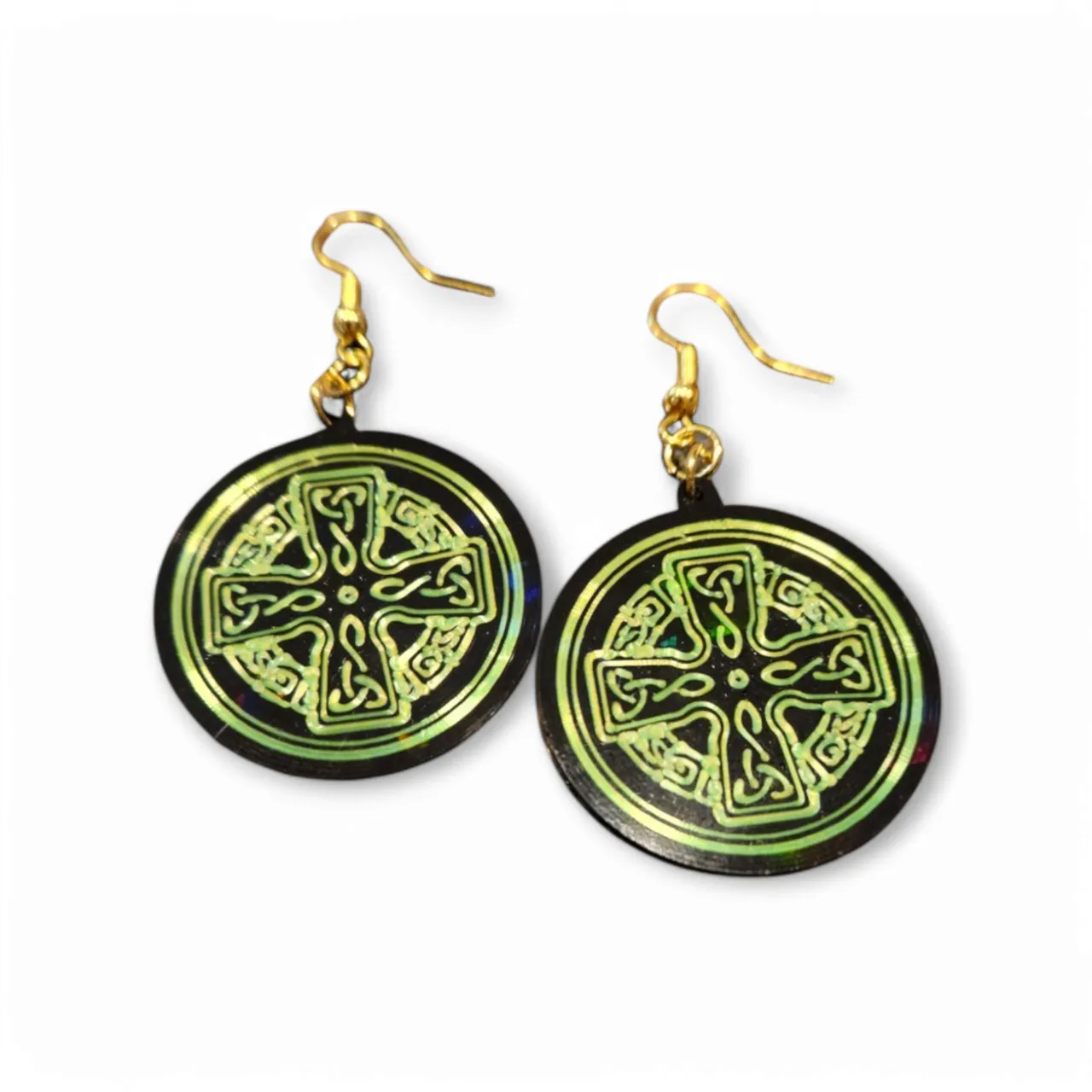 Celtic Cross Earrings view 2
