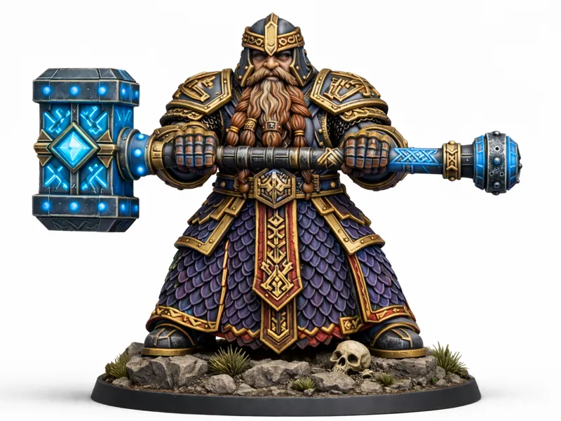 Dwarven frontliner 32mm