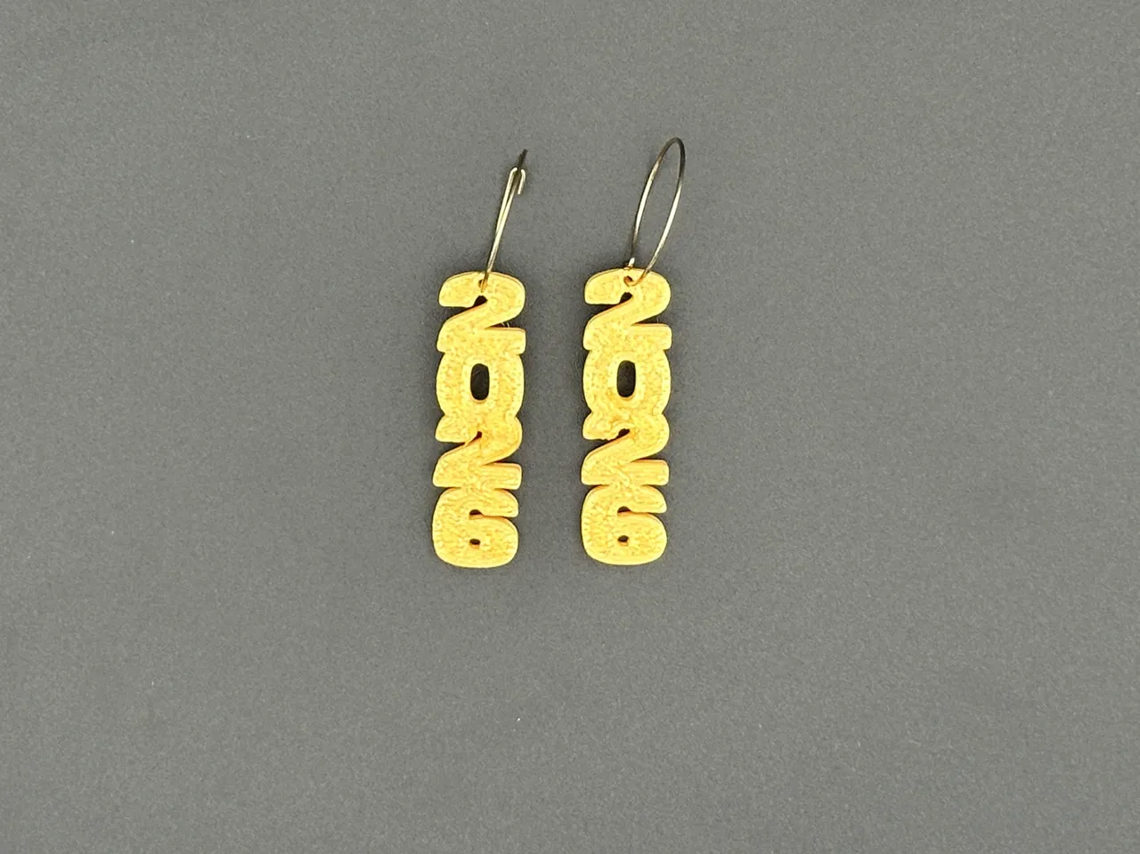2026 Earrings - only 2.4 grams per pair! view 2