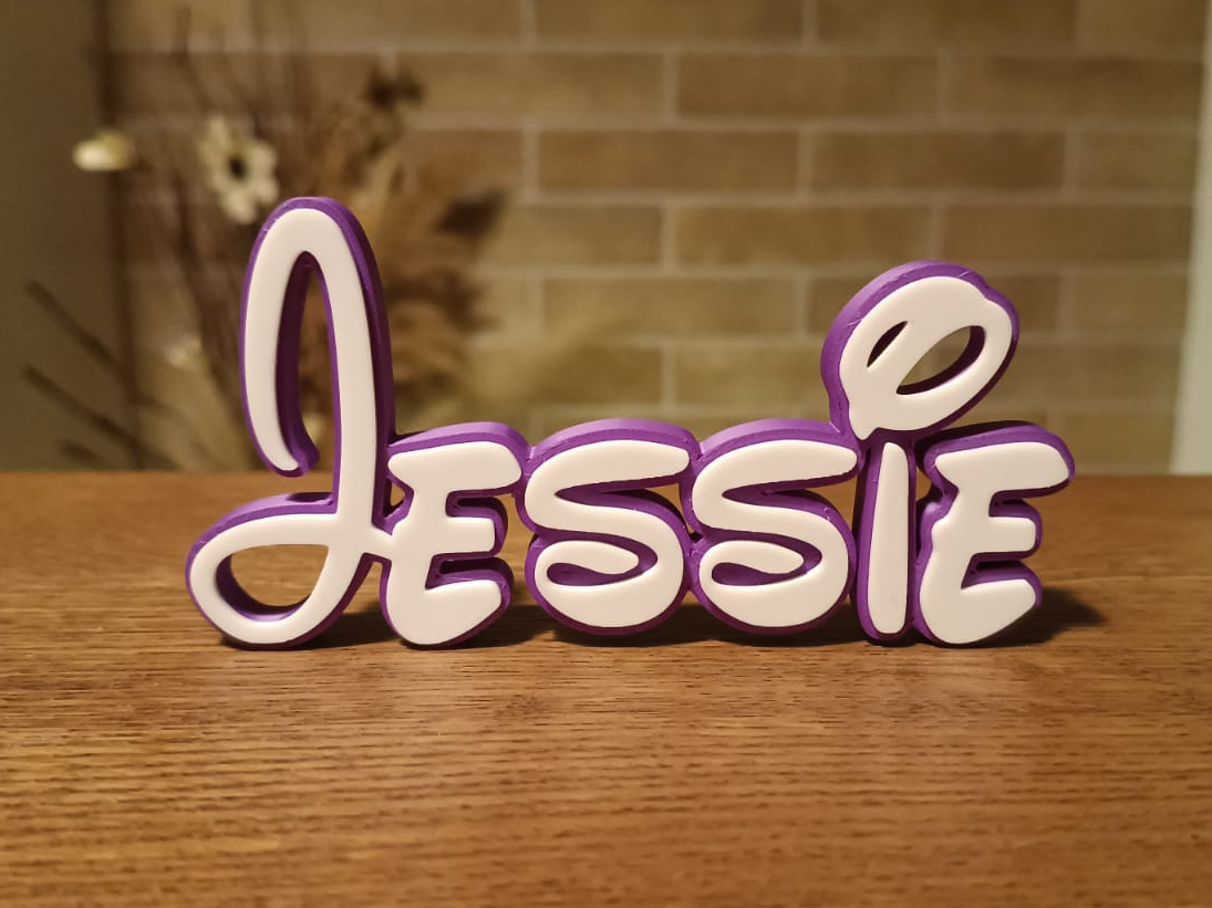 Jessie Name Disney Font 