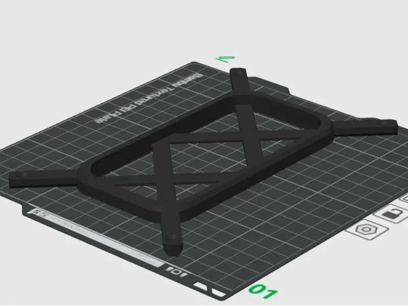 Drone body for 9mm motors