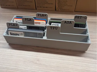 Filament Swatch Organizer gridfinity