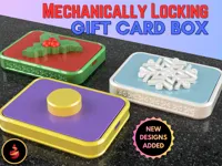 Boîte à carte cadeau à verrouillage mécanique — photo 1