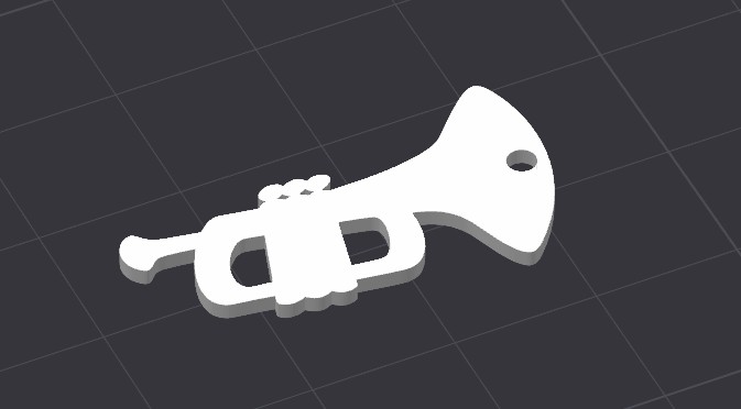 Miniatura 2 do modelo 3D Musical Instruments Keychains minatures