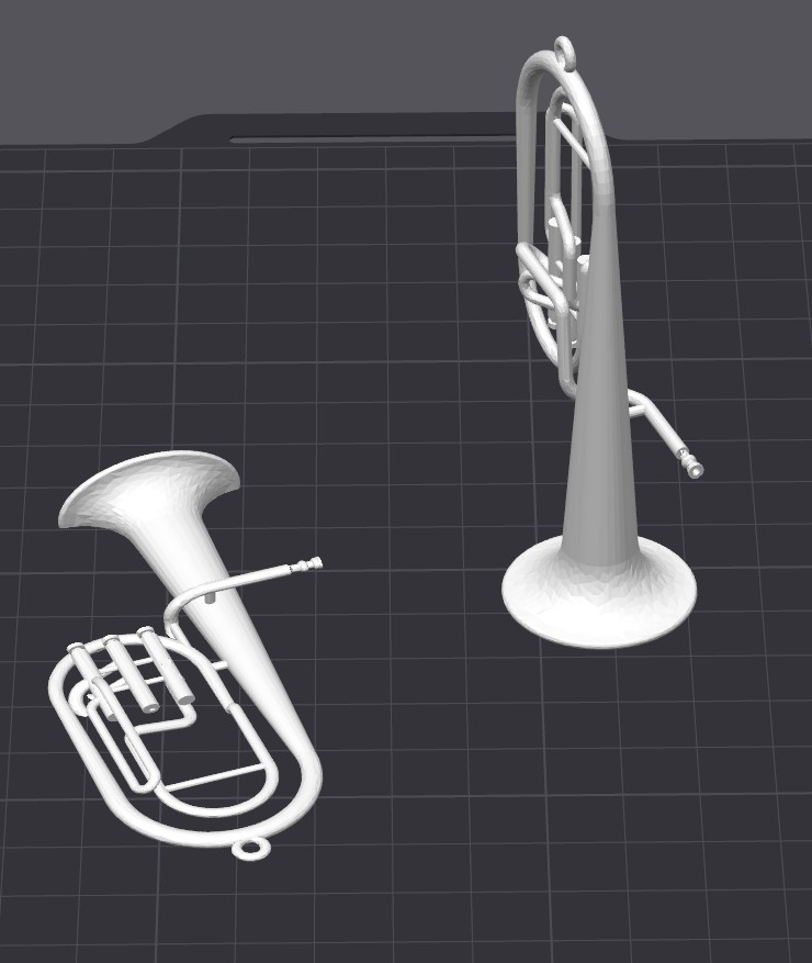 Miniatura 3 do modelo 3D Musical Instruments Keychains minatures