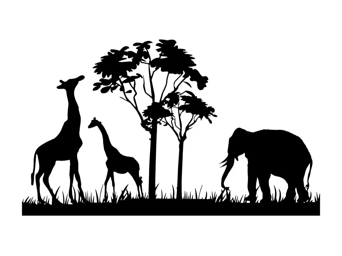Tableau safari animaux