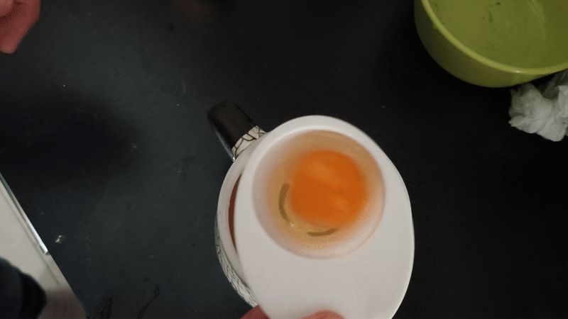 Egg Yolk Separator, mountable