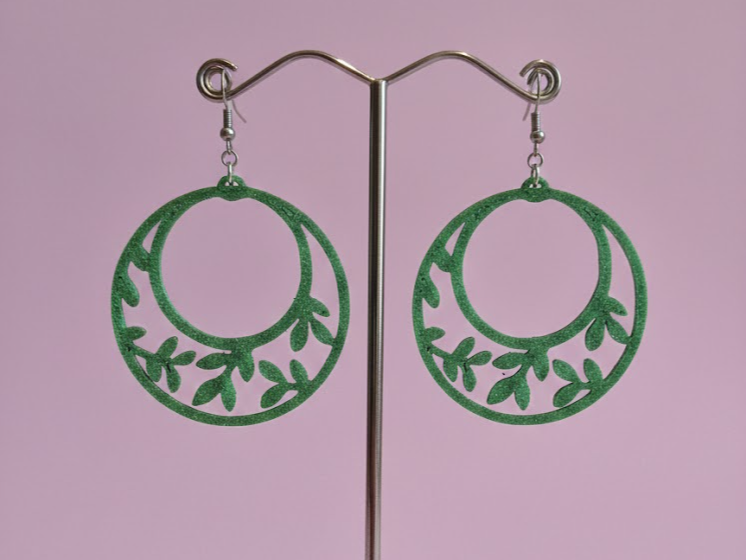 Nature's Whisper - Orecchini Foglia Eleganti 