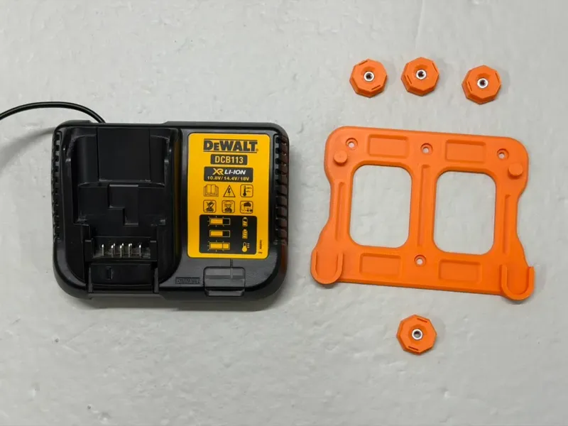 Dewalt DCB113 battery charger Multiboard mount