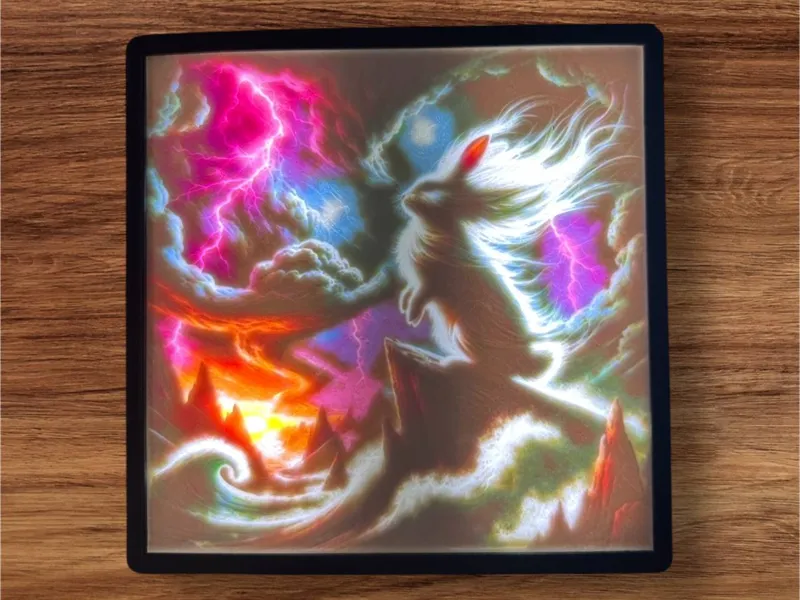 Bunny Thunder Lithophane