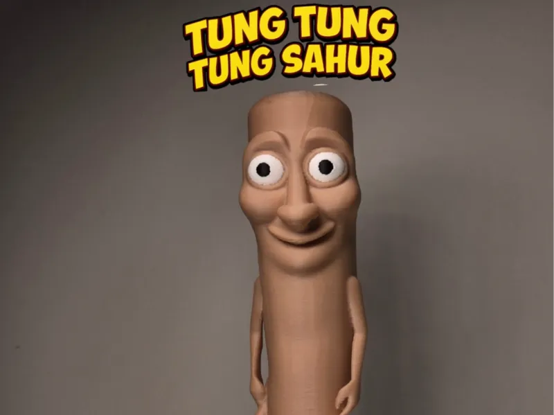 "Tung Tung Tung Sahur" Tung Tung Tung Sahur