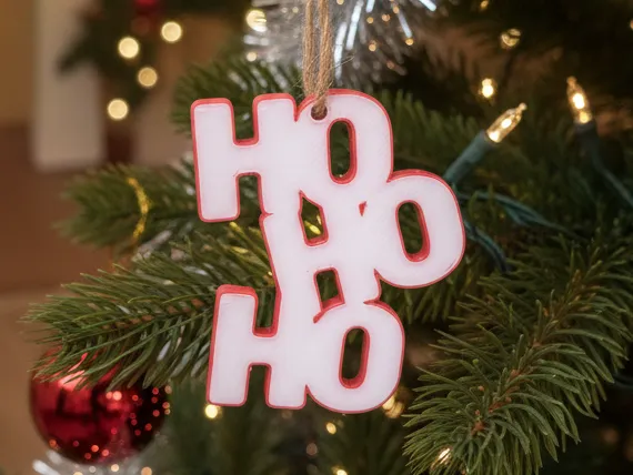 Hohoho Christmas Tree Ornament