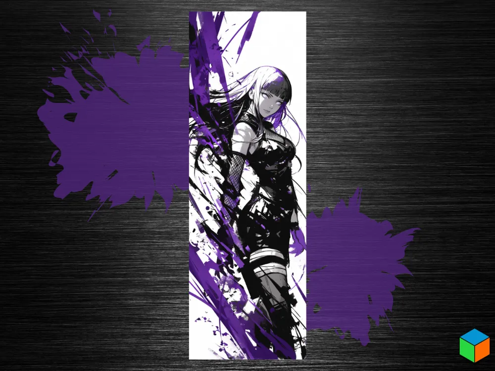 Battle-Ready Hinata Bookmark | Naruto Bookmark