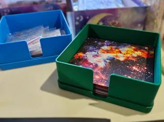 Box for Origami paper (15cmx15xm) square with lid