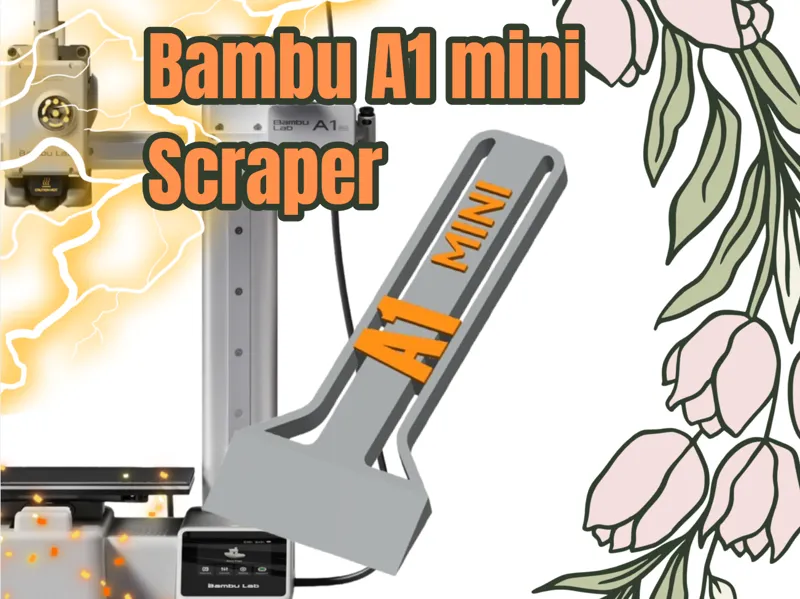 Bed Scraper BambuLab A1 Mini