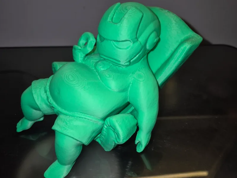 Chunky Iron Man with Donut