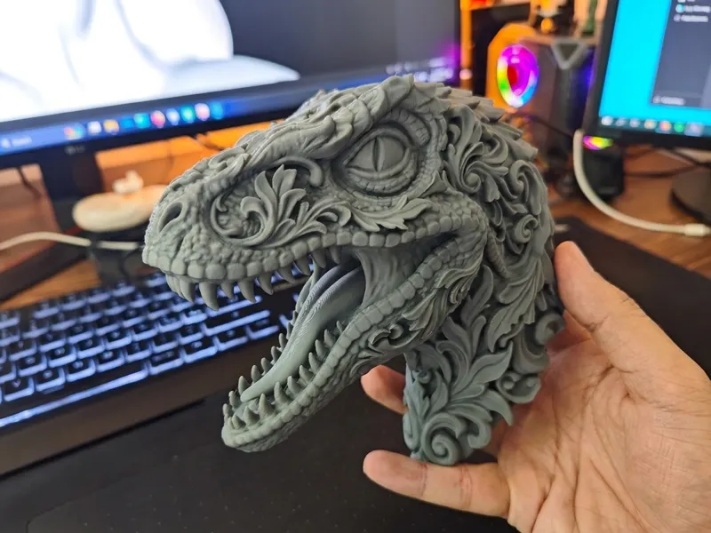 VELOCIRAPTOR NOUVEAU - TESTA DA MURO - DINOSAURO