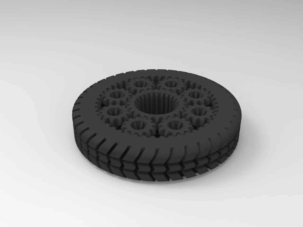 Miniatura 4 do modelo 3D 多风格行星齿轮指尖解压陀螺