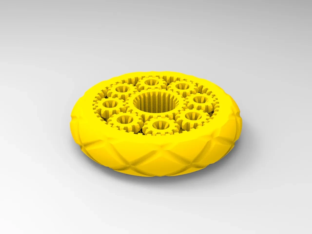 Miniatura 2 do modelo 3D 多风格行星齿轮指尖解压陀螺