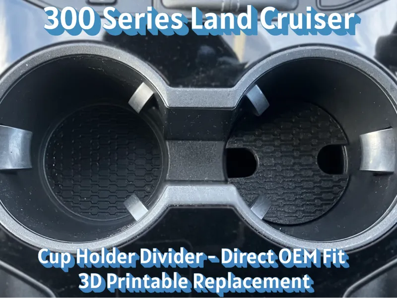 300 Series Land Cruiser Cup Holder Divider