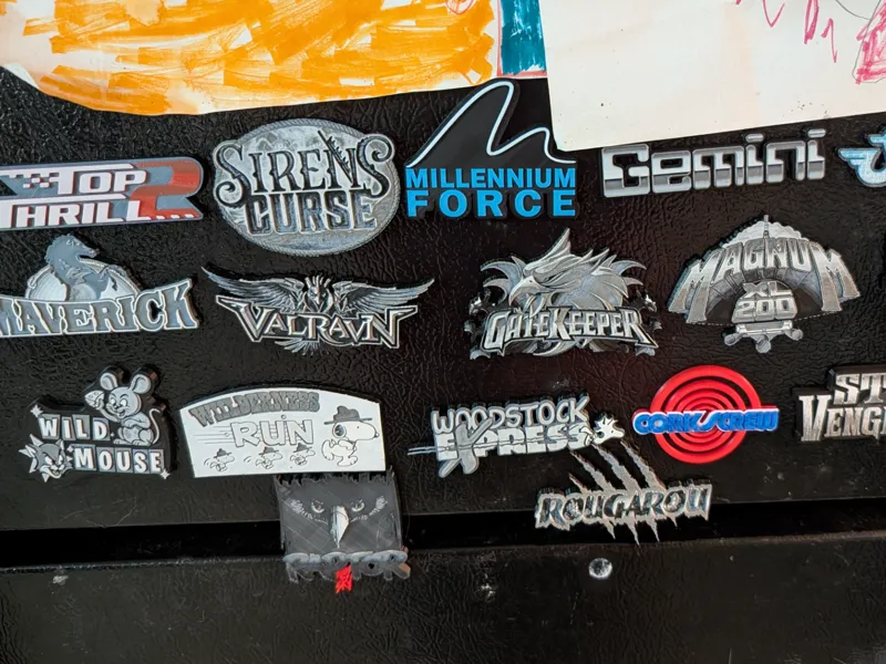 Cedar Point Roller Coaster Magnets .2 Nozzle