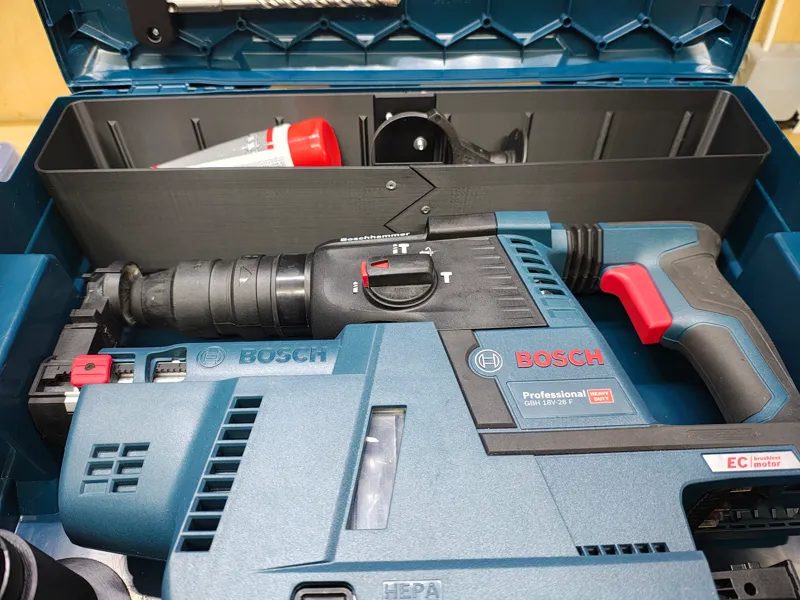 Insert for Bosch L-Boxx for storing SDS drills