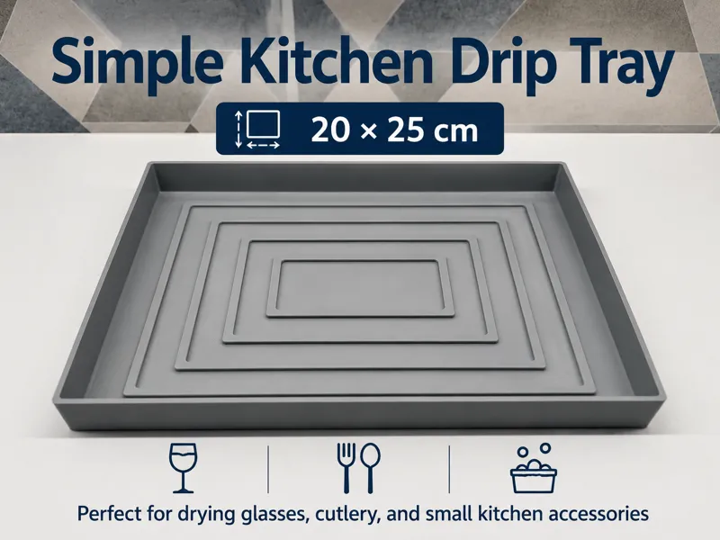Simple kitchen drip tray 
