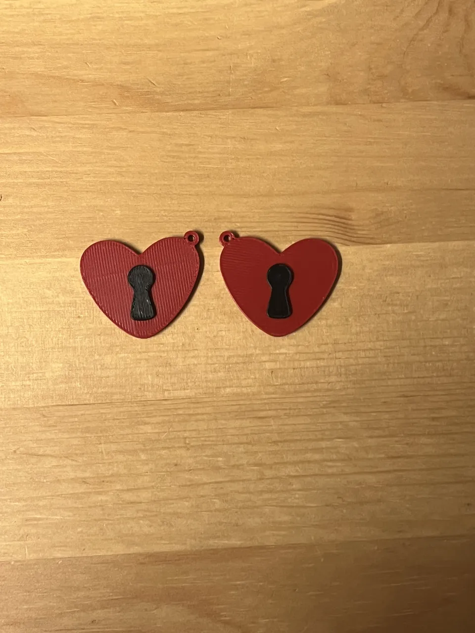heart earrings view 2