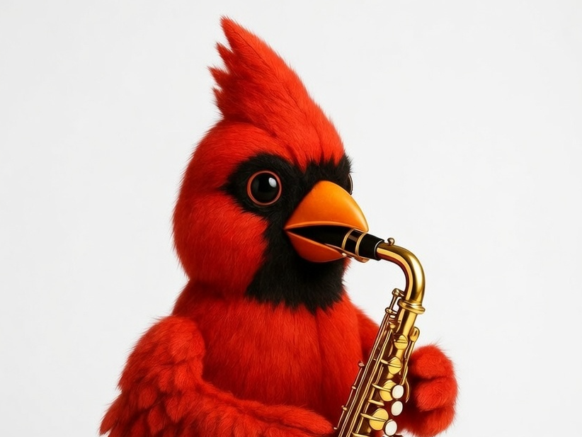 Cardinal Saxaphone