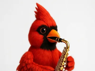 Cardinal Saxaphone