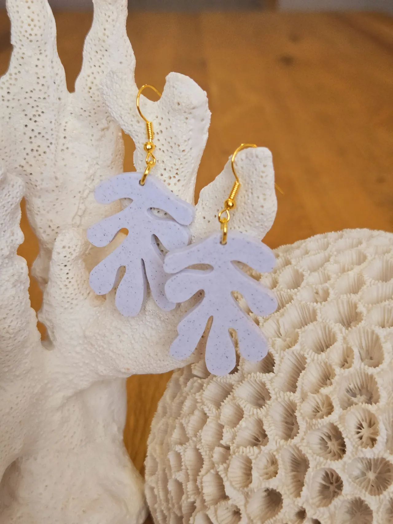 Boucles d'oreilles “Corail Abstrait” view 2