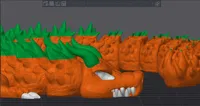 Fully painted horns +30min 3color dragon