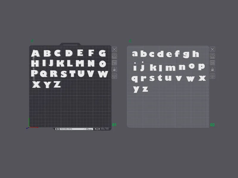 Buchstaben-Set für Torten, Deko...