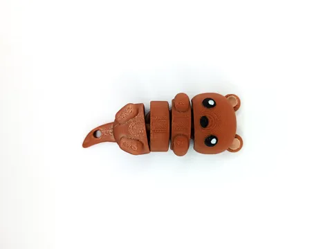 Cute Flexi Pets Otter (Keychain & Magnet) view 4