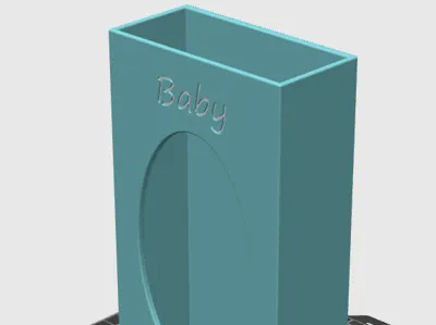 Baby Wipes Holder - Wall Mount