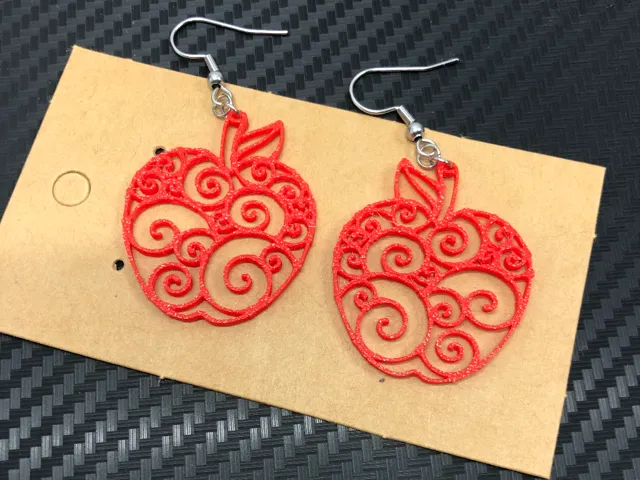 Apple earrings, no AMS, 0.4 mm nozzle