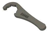 DN40 with Text - 0.2mm layer, 3 walls, 25% infill