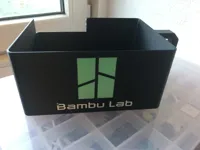 Bigger poop bin with handle and Bambu logo using 3 colors