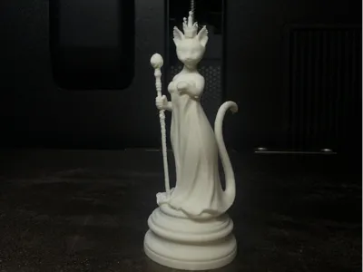 Chess Piece Cat Queen
