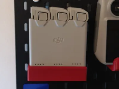 DJI mini 3 series charging hub peg board mount