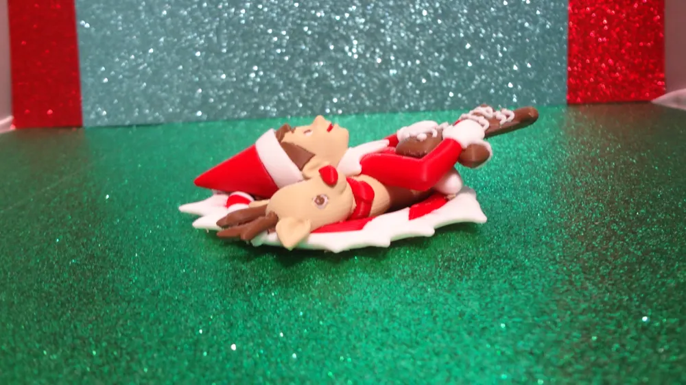 Splat Elf Elf on Shelf & Friends Ornament & Fridge Magnet!! - Free 3D Print Model ...