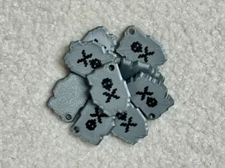 Tibia Sudden Death Rune Keychain (NO AMS)