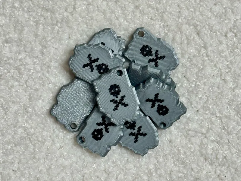Tibia Sudden Death Rune Keychain (NO AMS)
