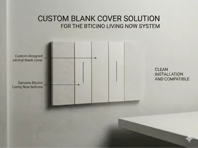 BTicino Living Now Cover / Spacer for Empty Slots