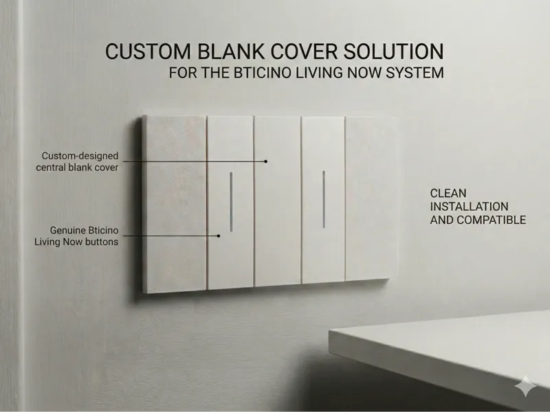 BTicino Living Now Cover / Spacer for Empty Slots