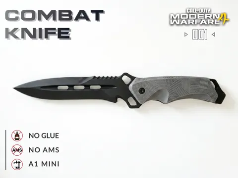 Modelo para impresión 3D: Call of Duty: Modern Warfare 4 - Combat Knife — referencia de MakerWorld