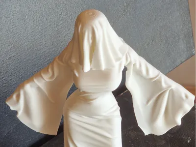 ghost woman for heloween decore.