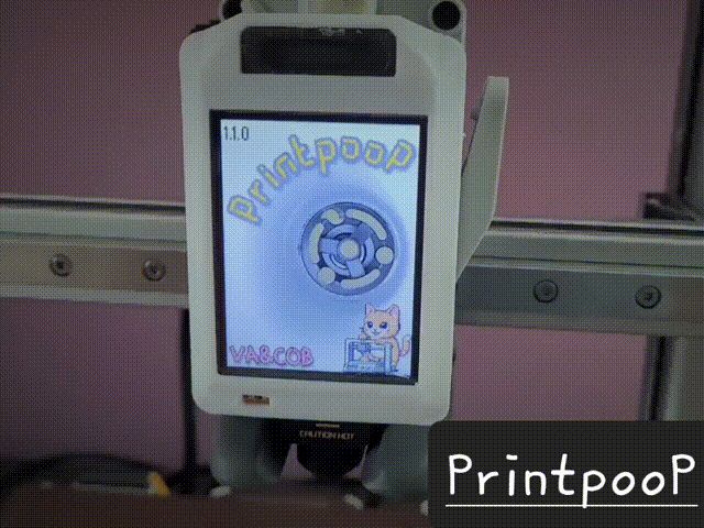 PrintpooP – Smart Display for A1 & A1 Mini