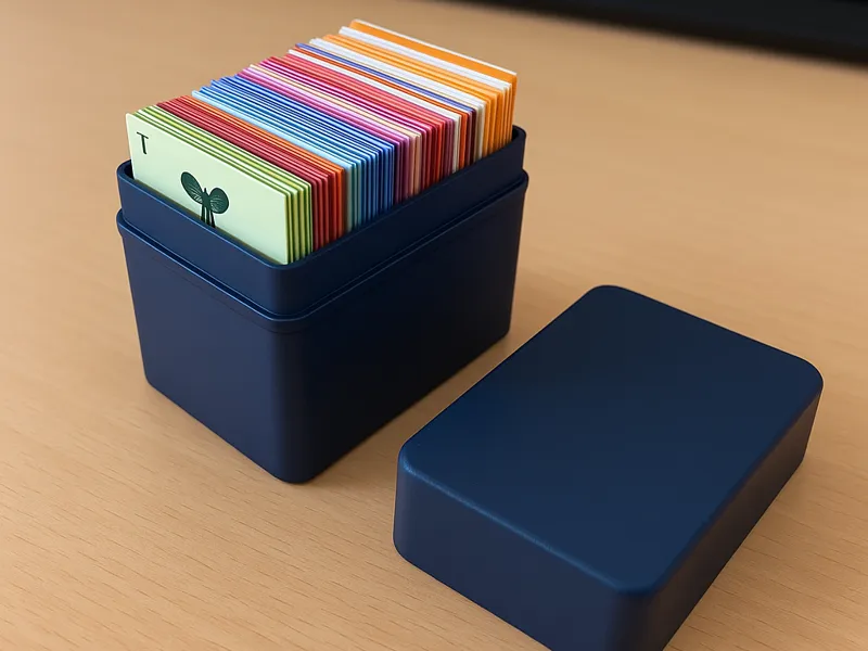 Card Storage Boxes 3 to 6 Compartment
