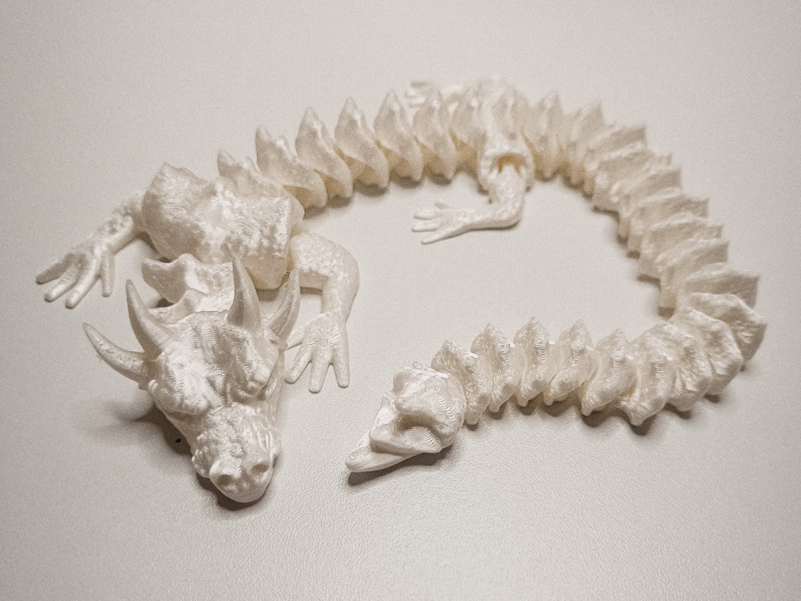 Articulated Armored Dragon (Print-in-Place)#6